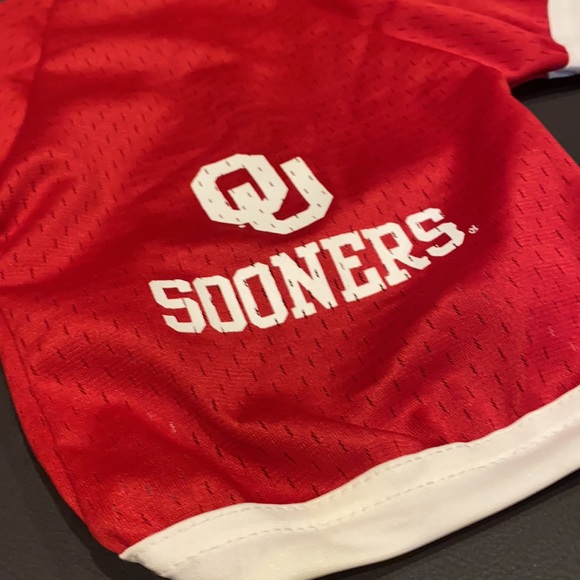 2/$20 University of Oklahoma OU Sooners Athletic Dimple Mesh Dog Jersey - NWT - Picture 5 of 9